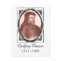 Geoffrey Chaucer Postcards