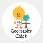Geography Chick Stickers