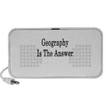Geography Is The Answer Portable Speakers