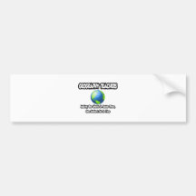 Geography Teachers...World a Better Place Bumper Stickers