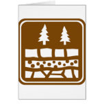 Geological Attraction Highway Sign Cards