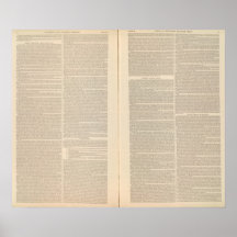 Geological Map of the North America Poster