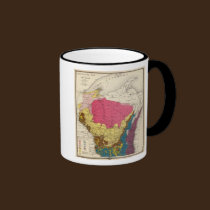 Geological map of Wisconsin mugs