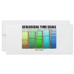 Geological Time Scale (Geological Age) rack cards