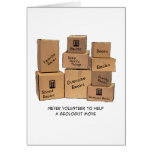 Geologist Moving Humour Card