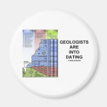 Geologists Are Into Dating (Geological Humour) Fridge Magnets