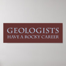 Geologists: Rocky Career Poster