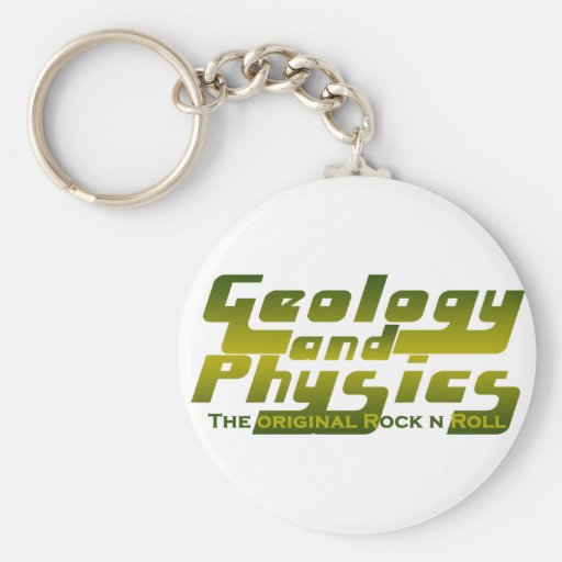 Geology and Physics Keychain