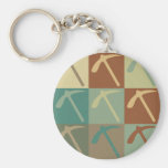 Geology Pop Art Keychains