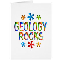 GEOLOGY ROCKS GREETING CARDS