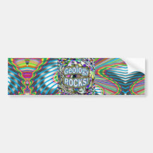 Geology Rocks Sticker Bumper Sticker