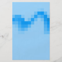 Geometric Abstract Design in Cool Blues. Flyers