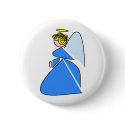 Geometric Angel buttons
