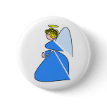 Geometric Angel buttons