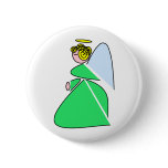 Geometric Angel buttons