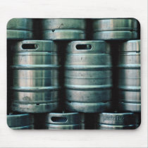 Geometric beer barrels, Czech Republic Mouse Pad