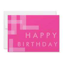 Geometric Birthday Invitation