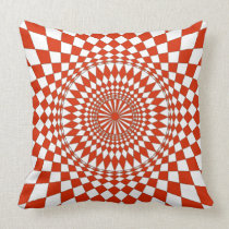 Geometric Circle Throw Pillow pillows
