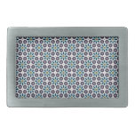 Geometric floral pattern Belt Buckle
