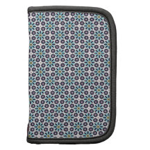 Geometric floral pattern Rickshaw Folio Planner