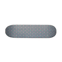 Geometric floral pattern Skateboard