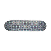 Geometric floral pattern Skateboard