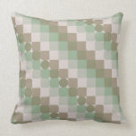 Geometric Mint Mocha Navajo Pattern Pillow