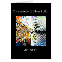 Geometric Reflex 1.2b Greeting Card