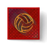 Geometric Volleyball Button