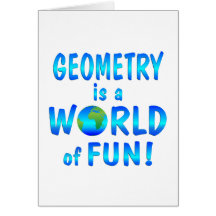 Geometry Fun Greeting Card