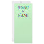 Geometry is Fun Rack Card
