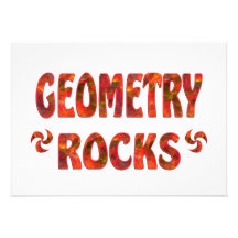 GEOMETRY ROCKS PERSONALIZED ANNOUNCEMENTS