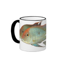Geophagus sp. "Tapajos Orange Head" Coffee Mugs
