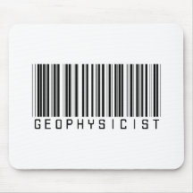 Geophysicist Bar Code Mouse Mat