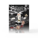 Geordie Christmas Card Santa And Little Elves