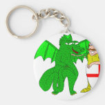 George and the Dragon Key Chains