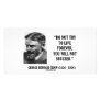George B. Shaw Do Not Live Forever Not Succeed Customized Photo Card