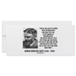 George B. Shaw I Don't Believe In Circumstances rack cards