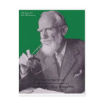 George B Shaw Love/Exaggeration Gifts & Cards postcards