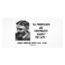 George B. Shaw Professions Conspiracies Laity Personalized Photo Card