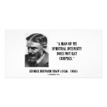 George B. Shaw Spiritual Intensity Not Eat Corpses photo cards