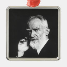 George Bernard Shaw Christmas Tree Ornaments