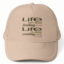 George Bernard Shaw Quote Mesh Hat