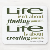 George Bernard Shaw Quote Mousepads