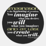 George Bernard Shaw Quote Round Stickers