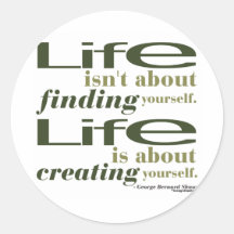 George Bernard Shaw Quote Sticker