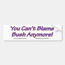George Bush Bumper Stickers