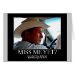 George Bush Greeting Card