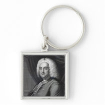 George Frederic Handel, engraved by Thomson Key Chains
