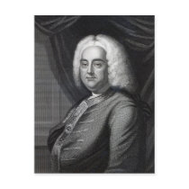 George Frederic Handel, engraved by Thomson Postcards